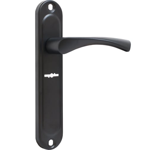 Изображение товара Комплект ручек Аллюр 03S BL R правый, для сувальдных замков, м/о 42 мм 15751