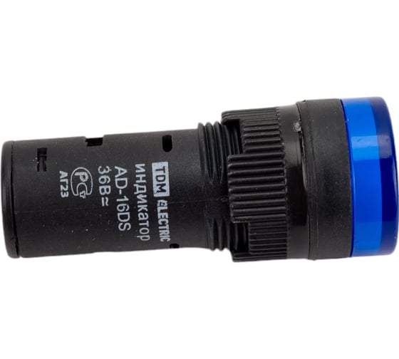 Изображение товара Лампа TDM ELECTRIC AD-16DS матрица, d16мм, синий, 36В, AC/DC SQ0702-0064