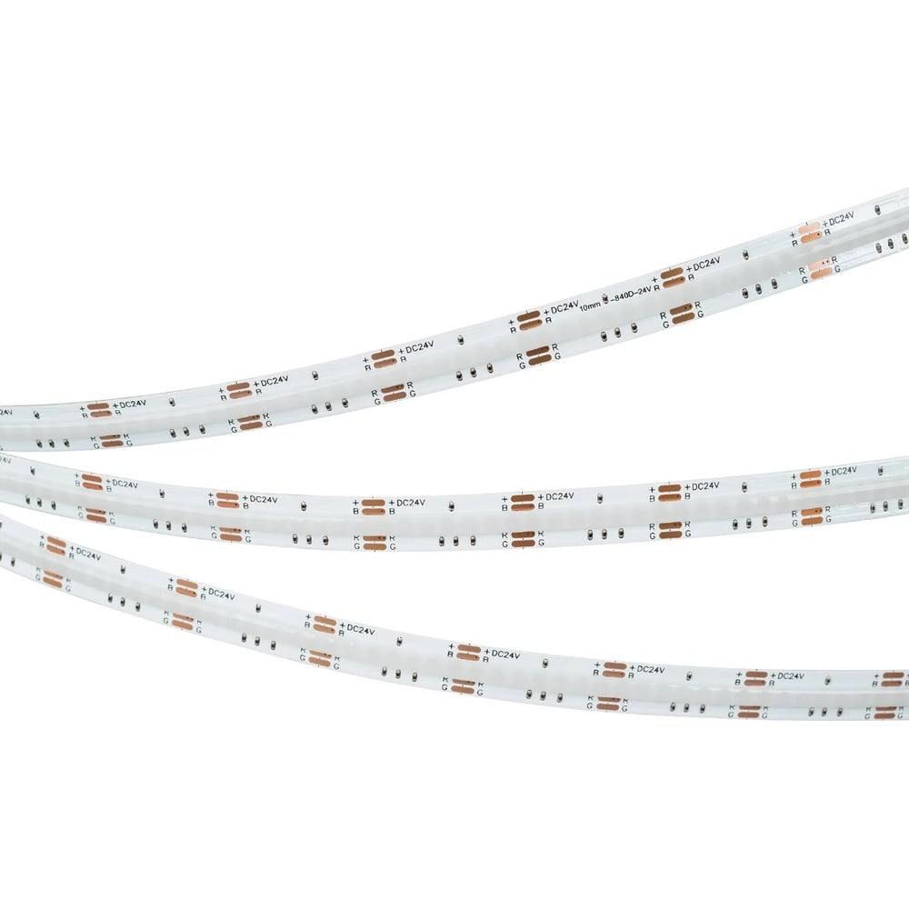 Изображение товара Светодиодная лента Arlight COB-X840-10mm 24V RGB 5м с самоклеящимся основанием