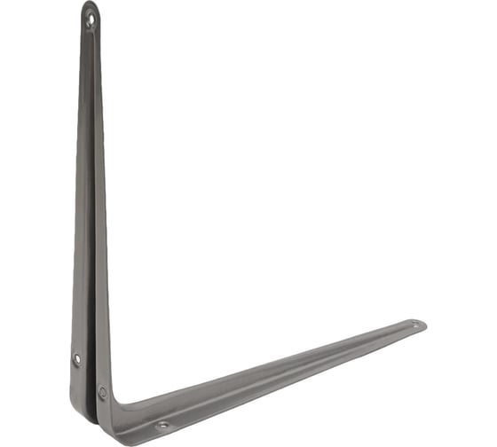 Изображение товара Полкодержатель AKS металлический, 300x250 мм модель 1, серебро, AK 43889