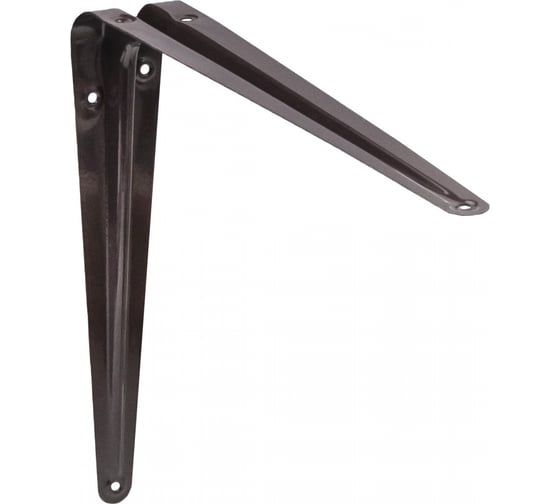 Изображение товара Полкодержатель AKS металлический, 125x100 мм модель 1, коричневый, AK 23286