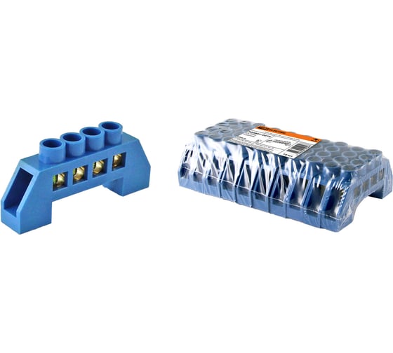 Изображение товара Нулевая шина TDM ELECTRIC в изоляторе, 6х9мм, 4 группы SQ0801-0016