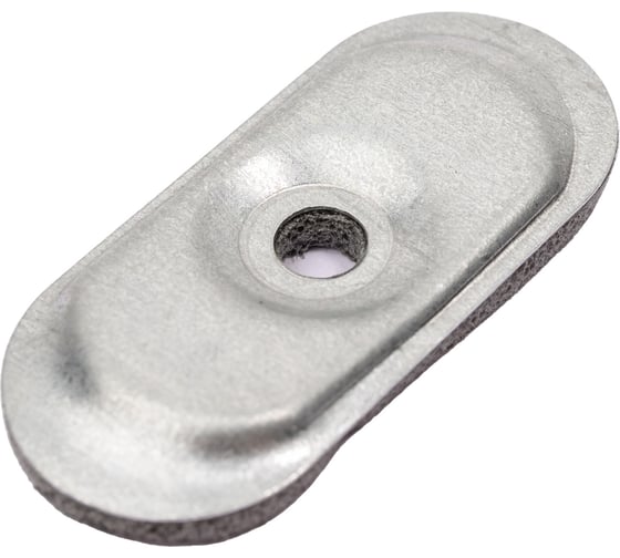 Изображение товара Шайба тарельчатая КРЕП-КОМП стальная, 45х20 мм, цинк с уплотнителем, 100 шт. штуф