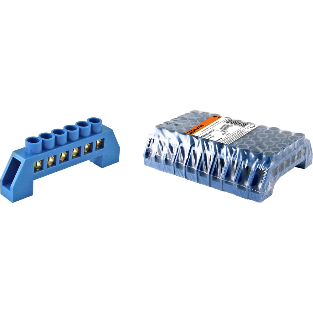 Изображение товара Нулевая шина TDM SQ0801-0017 в изоляторе 6х9 мм для электромонтажа