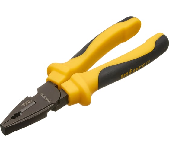 Изображение товара Никелированные пассатижи Inforce 200мм 06-18-43