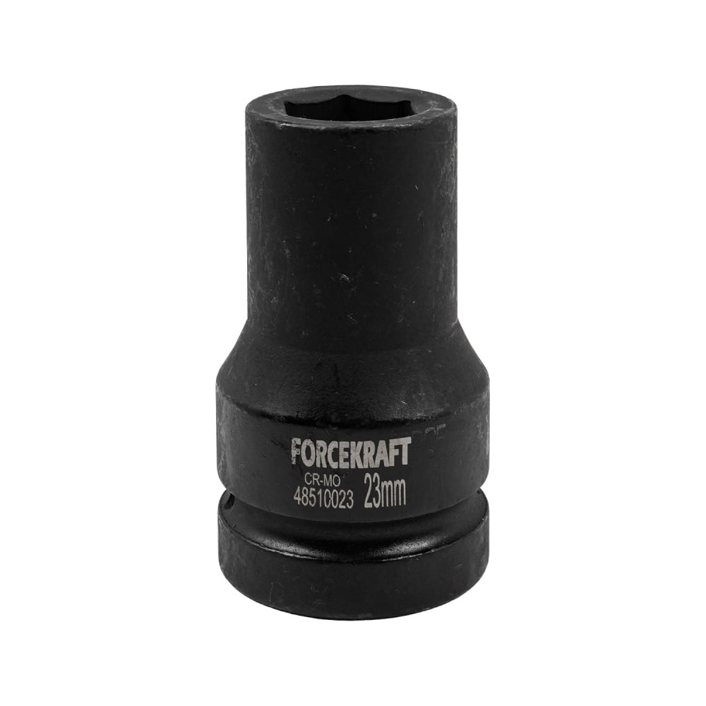 Изображение товара Головка ударная глубокая 23 мм 1 дюйм CrMo Forcekraft FK-48510023
