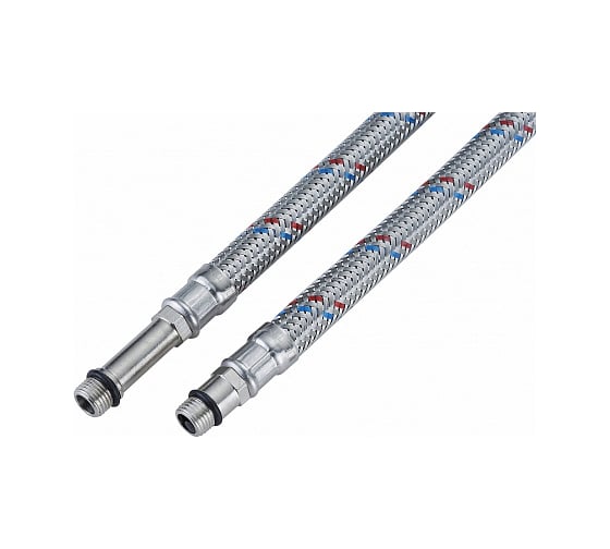 Изображение товара Подводка СТМ для смесителя, сталь, 1/2xM10x120 см, пара CWFHS120