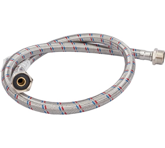 Изображение товара Подводка для воды СТМ ГИГАНТ 3/4", гайка-штуцер, 100 cм CWGHM100