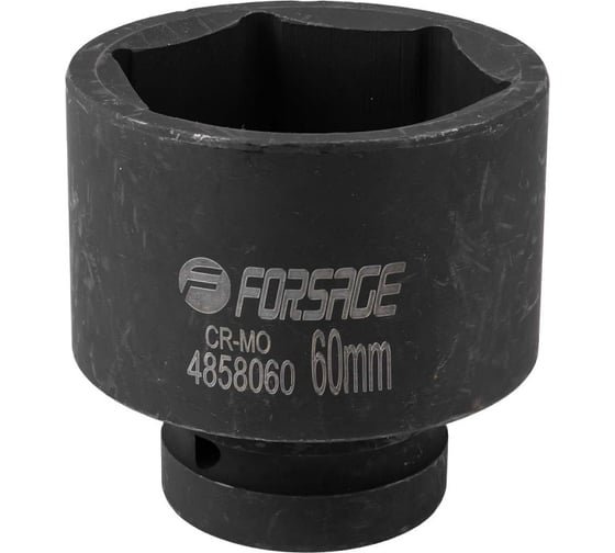 Изображение товара Головка ударная 60 мм, 6 гр., 1"DR Forsage F-4858060(57913)