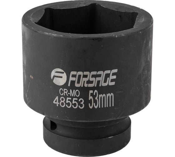 Изображение товара Головка ударная 53 мм, 6 гр., 1"DR Forsage F-48553(57902)