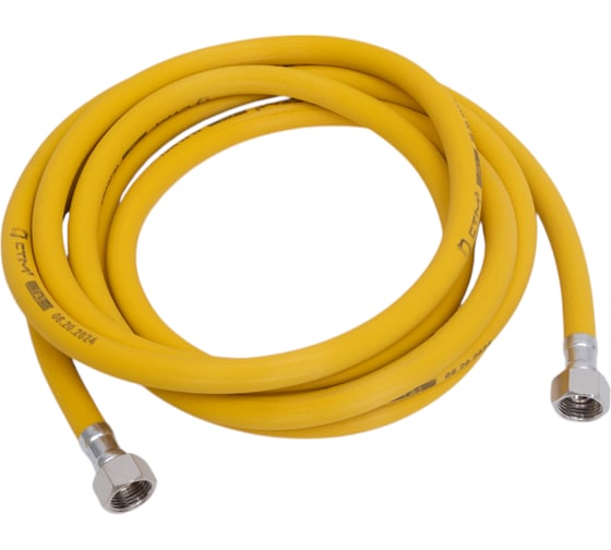 Изображение товара Подводка для газа СТМ ГАЗ ПВХ, 1/2", гайка-гайка, 400 см CGVF1240