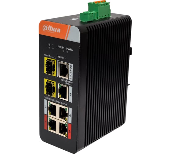 Изображение товара Коммутатор PoE Dahua DH-IS4207-4GT-120