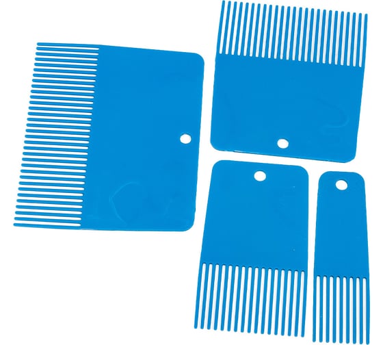 Изображение товара Скребок-гребенка набор из 4-х штук STMDECOR D1130