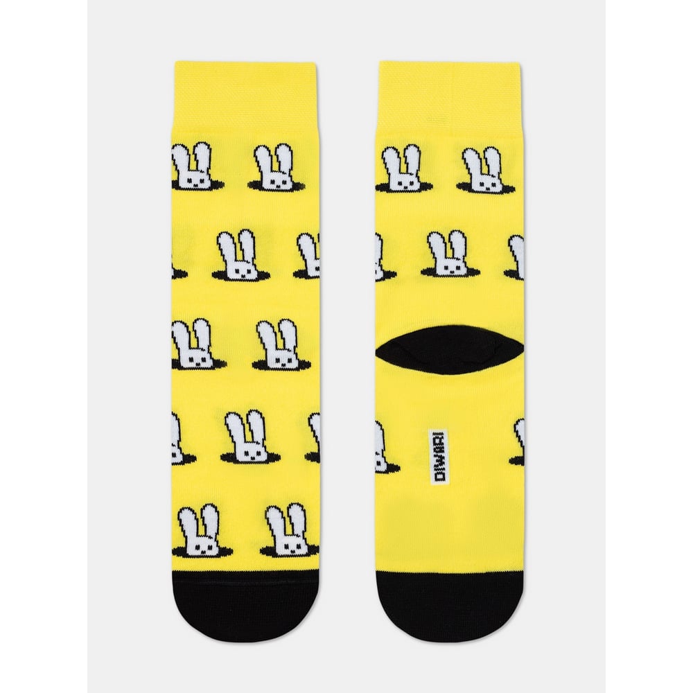 Изображение товара Мужские носки DIWARI HAPPY 17С-151СП желтые 40-41 классические повседневные