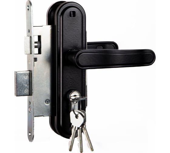 Изображение товара Замок врезной ГАРАНТ КАЧЕСТВА ЗВ4-3-03 черный Х2881