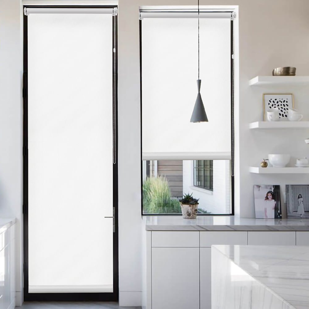 Изображение товара Рулонная штора Эскар Лайт для балконной двери 62x215 см белая