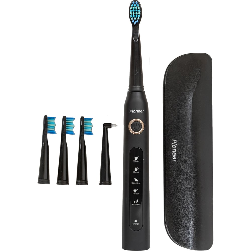 Изображение товара Электрическая зубная щетка Pioneer TB-1011 с 5 режимами работы и аккумулятором