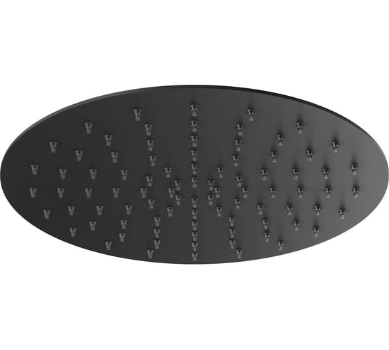 Изображение товара Верхний душ Plumberia Selection SHOWER круглый 250мм, черный матовый SAT3174NO