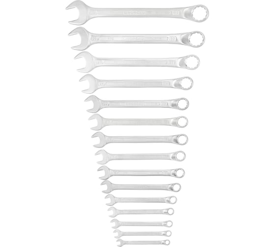 Изображение товара Набор комбинированных ключей NORGAU 15 шт., тип NBS7B-215 060223735