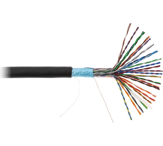 Изображение товара Кабель NETLAN F/UTP 25 пар, категория 5, внешний, PE до -40C, черный, 305м EC-UF025-5-PE-BK-3