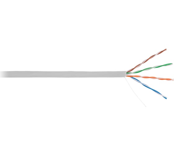 Изображение товара Кабель NETLAN U/UTP 4 пары, категория 5e, внутренний, PVC, серый, 305м UEC-UU004-5E-PVC-GY
