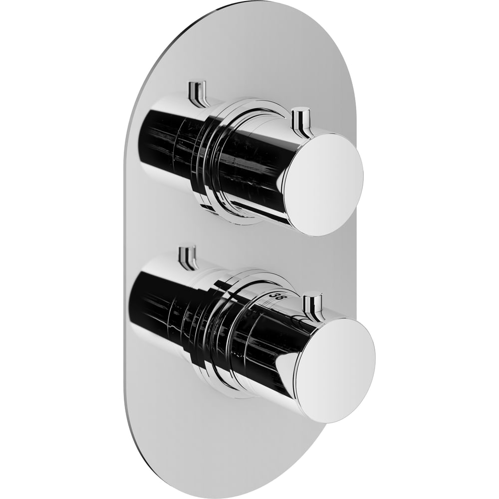 Изображение товара Термостатический встраиваемый смеситель PLUMBERIA IXO хром для душа