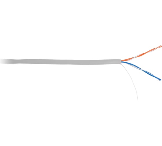 Изображение товара Кабель NETLAN U/UTP 2 пары, категория 5, внутренний, PVC, серый, 305м EC-UU002-5-PVC-GY