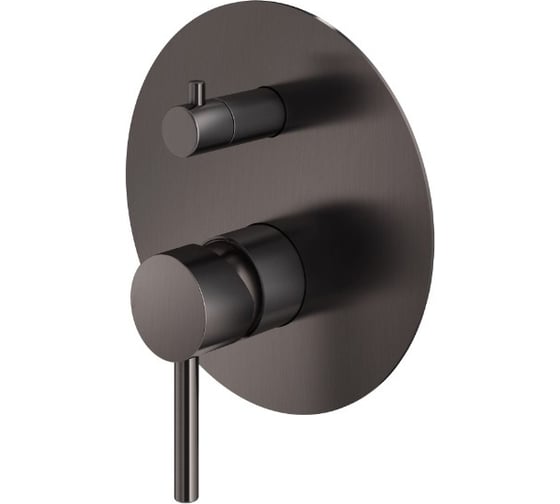 Изображение товара Внешняя часть встраиваемого смесителя для душа Plumberia Selection IXO черный матовый XO1901NO