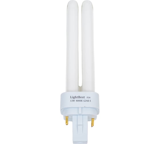 Изображение товара Лампа люминесцентная LightBest lbl d 71007 13w 4000k g24d-1 701071007