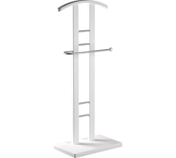 Изображение товара Вешалка костюмная Мебелик ГАЛАНТ 321 металлик/белый 8996