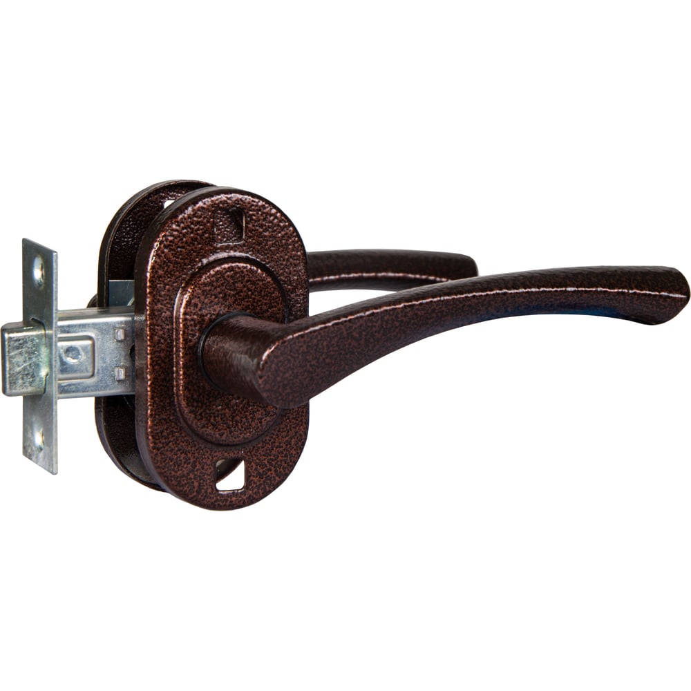 Изображение товара Ручка-защёлка Гарант Качества 2.03 медь для межкомнатных дверей