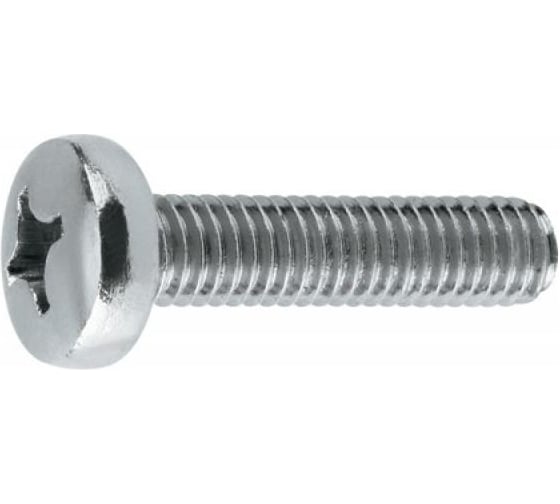 Изображение товара Винт КРЕП-КОМП полуцилиндрическая головка, цинк DIN7985 6х40 2500шт вц640