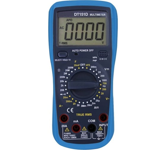 Изображение товара Цифровой мультиметр WHDZ True RMS DT151D