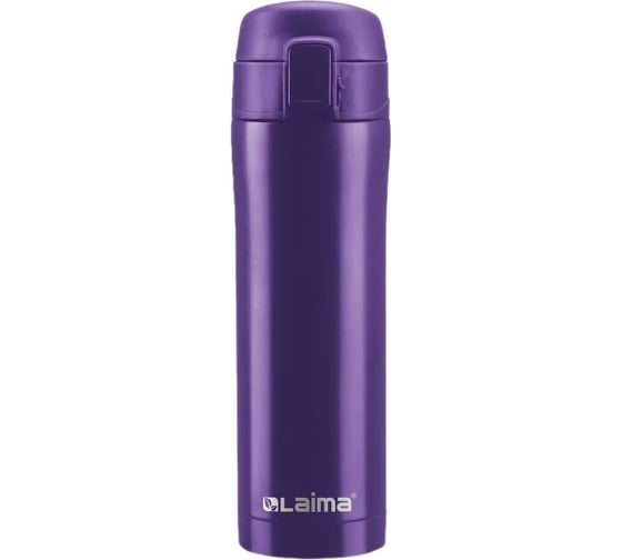 Изображение товара Термокружка LAIMA с двойной стальной стенкой, 470 мл, фиолетовый матовый 608825