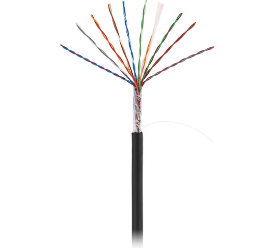 Изображение товара Кабель NETLAN U/UTP 10 пар, категория 5, внешний, PE до -40C, черный, 305м EC-UU010-5-PE-BK-3