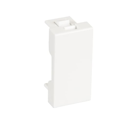 Изображение товара Вставка-заглушка NETLAN 22,5x45мм, белая, 10 шт. EC-IMH-0-WT-10