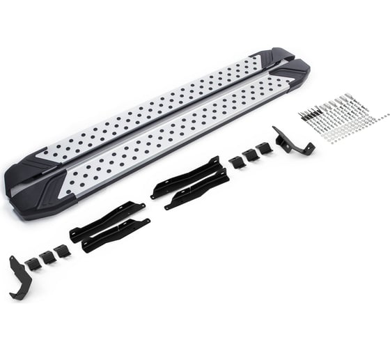 Изображение товара Пороги на автомобиль "Bmw-Style круг" Omoda C5 2022-н.в., 173 см, 2 шт., Rival D173AL.0908.1