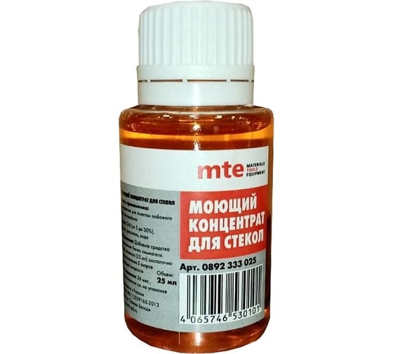 Изображение товара Очиститель стекол MTE концентрат, летний 25 мл 892333025