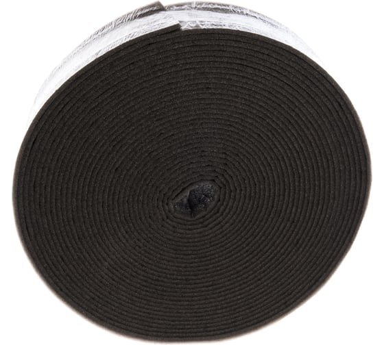 Изображение товара Лента демпферная с клеевым слоем и защитной пленкой (НПЭ; СП; 5 мм х 100 х 20 м) Ресурс 24014