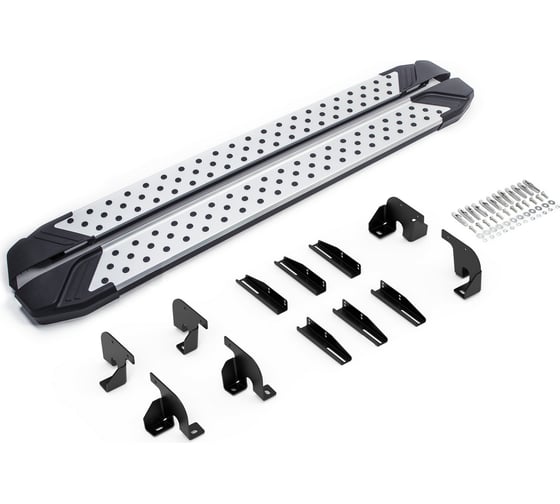 Изображение товара Пороги на автомобиль Rival "Bmw-Style круг" для BYD Song Plus I рест. 2023-н.в. D180AL.0701.1