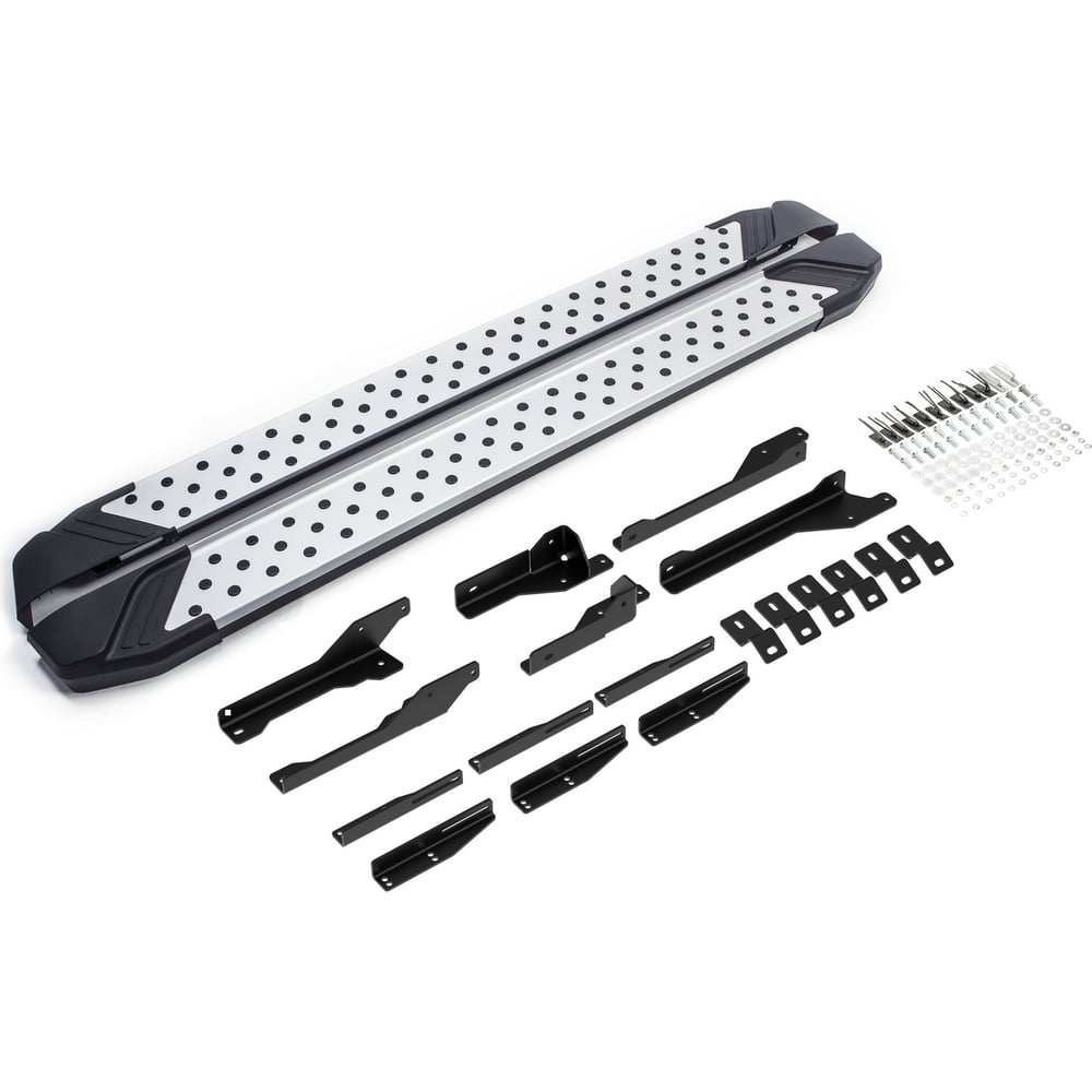 Изображение товара Пороги Rival Bmw-Style круг для Exeed VX 2020-н.в. алюминий комплект 2 шт