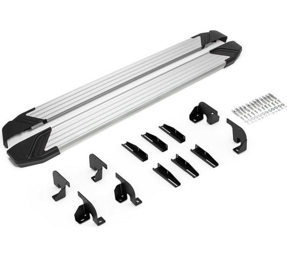 Изображение товара Пороги на автомобиль Rival "Silver" для BYD Song Plus I рест. 2023-н.в. F180AL.0701.1