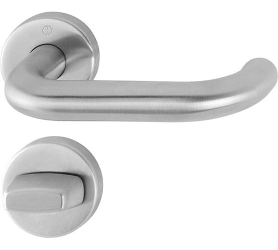 Изображение товара Объектный гарнитур НОРРЕ Е138Z/42KV/42KVS RW Paris WC F69 нержавеющая сталь матовая, Schnellstift, А=37-42мм, шток 8мм, 65741