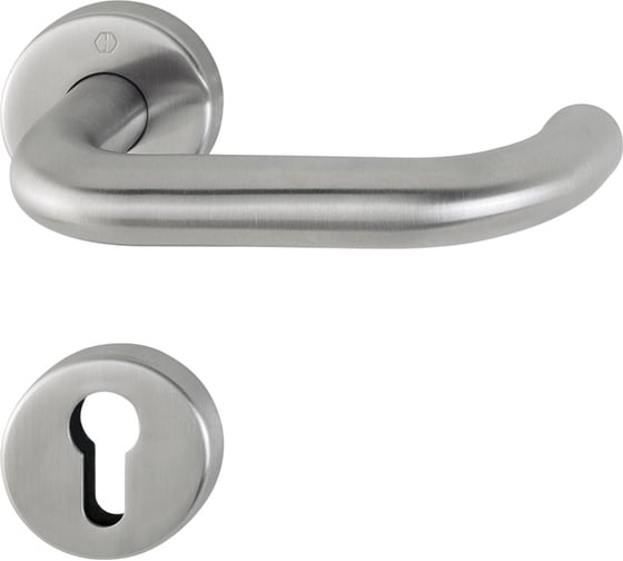 Изображение товара Объектный гарнитур НОРРЕ Е138Z/42KV/42KVS Paris PZ F69 нержавеющая сталь матовая, Schnellstift, А=57-62мм, 65740