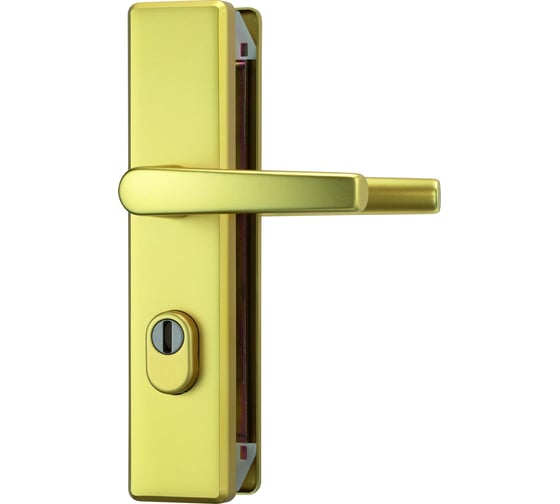 Изображение товара Бронированный гарнитур ABUS BLZS 85/8 DD F3 цвет латуни PZ85, ручка/ручка, Class ES 1 64657