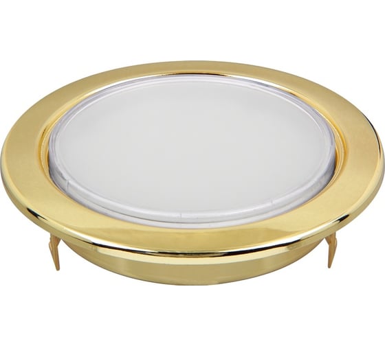 Изображение товара Встраиваемый точечный светильник Jazzway PGX70 15254.3 40Вт GX70 IP20 152х54мм встраиваемый глянцевый золотой 1027658