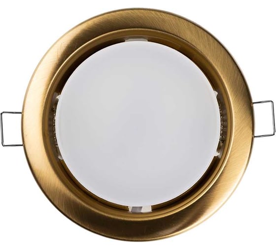 Изображение товара Встраиваемый точечный светильник Jazzway PGX53 10639.23 золото матовое 106х39мм 1016843