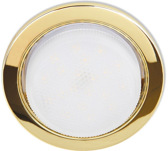 Изображение товара Встраиваемый точечный светильник Jazzway PGX53 10639.3 золото глянцевое 106х39мм 1016867