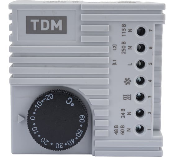 Изображение товара Термостат TDM ELECTRIC NO/NC 10/5A 230В SQ0832-0018