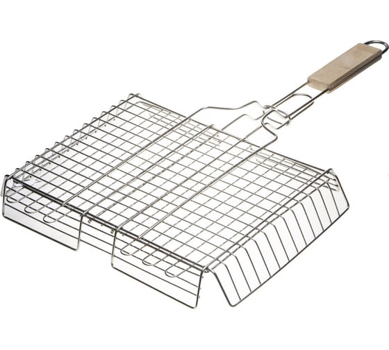 Изображение товара Решётка-гриль объемная GRINDA Barbecue, 340х260 мм, нержавеющая сталь 424732